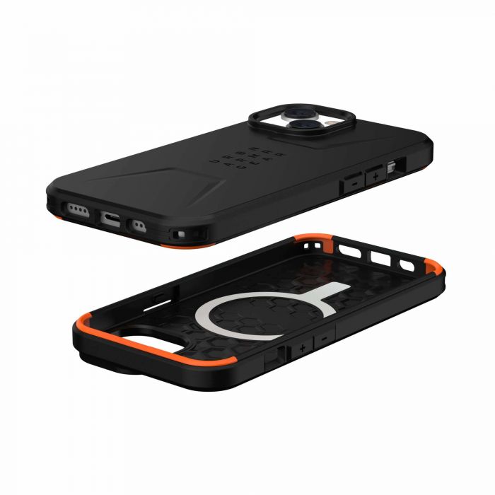 Чохол UAG для Apple iPhone 14 Civilian Magsafe, Black