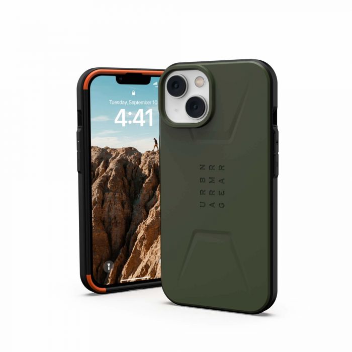 Чохол UAG для Apple iPhone 14 Civilian Magsafe, Olive