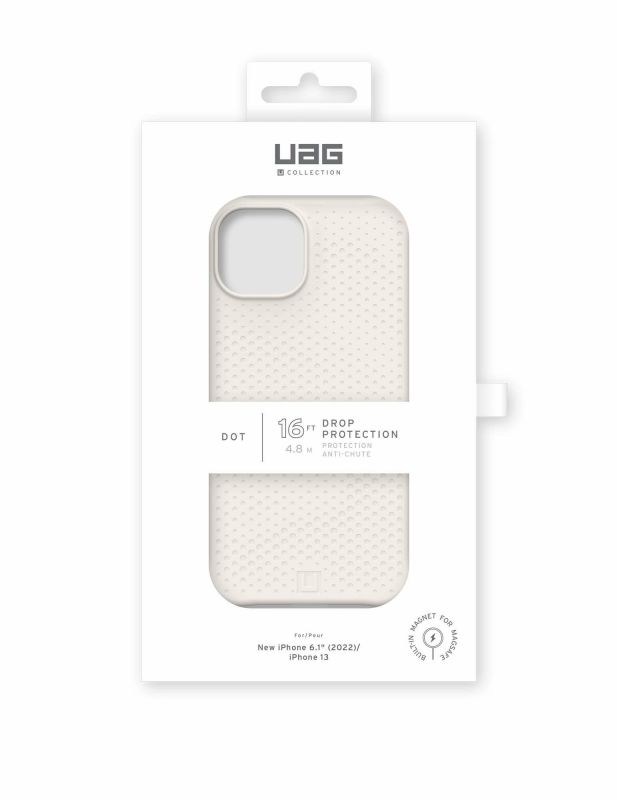 Чохол UAG [U] для Apple iPhone 14 Dot Magsafe, Marshmallow