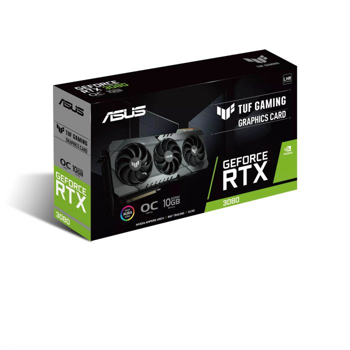 Відеокарта ASUS GeForce RTX 3080 10GB GDDR6X TUF GAMING OC V2 LHR TUF-RTX3080-O10G-V2-GAMING