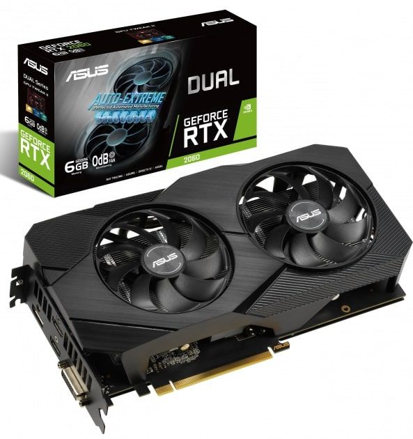 Відеокарта ASUS GeForce RTX2060 6GB GDDR6 DUAL EVO DUAL-RTX2060-6G-EVO