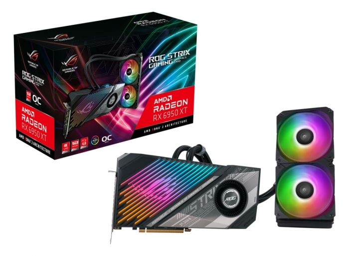 Відеокарта ASUS Radeon RX 6950 XT 16GB GDDR6 GAMING OC liquid-cooled ROG-STRIX-LC-RX6950XT-O16G-GAMING