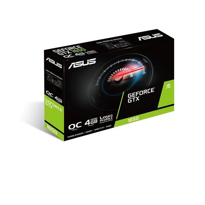 Відеокарта ASUS GeForce GTX 1650 4GB GDDR5 OC low-profile GTX1650-O4G-LP-BRK