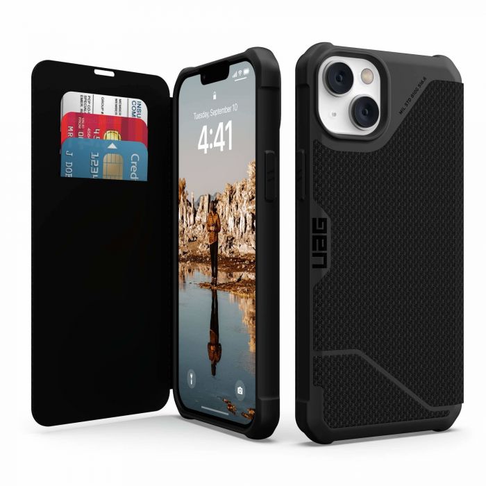 Чохол UAG для Apple iPhone 14 Plus Metropolis, Kevlar Black