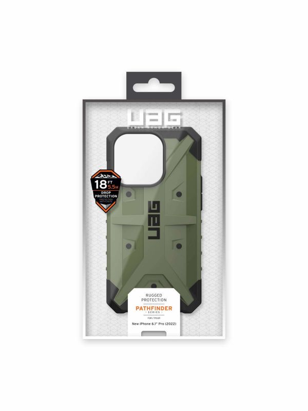 Чохол UAG для Apple iPhone 14 Pro Pathfinder, Olive