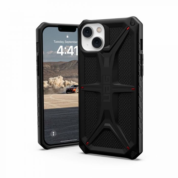 Чохол UAG для Apple iPhone 14 Plus Monarch, Kevlar Black