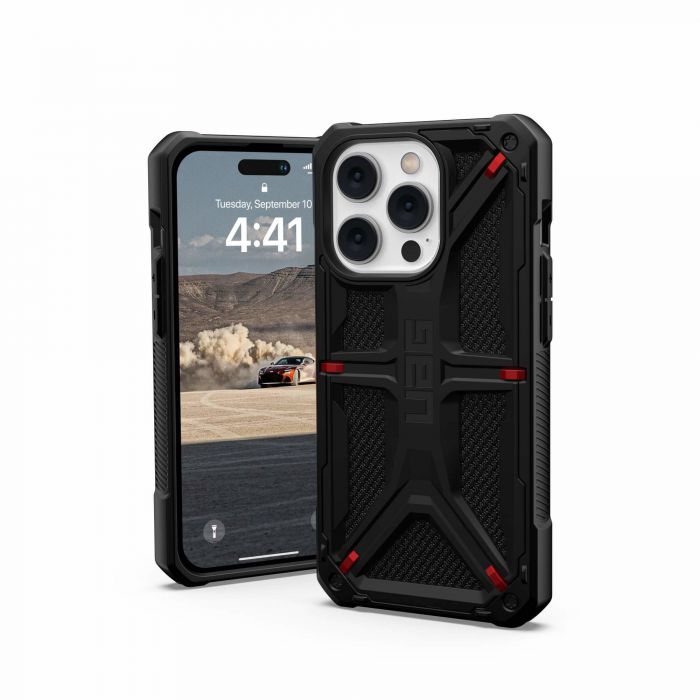 Чохол UAG для Apple iPhone 14 Pro Monarch, Kevlar Black