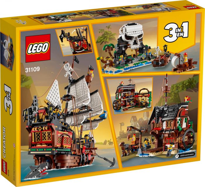 Конструктор LEGO Creator Піратський корабель