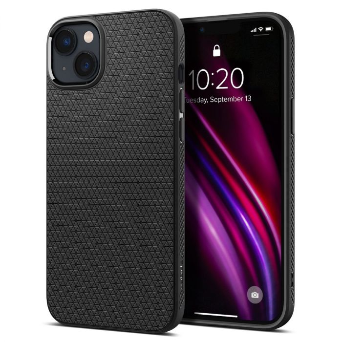 Чохол Spigen для Apple iPhone 14 Liquid Air, Matte Black