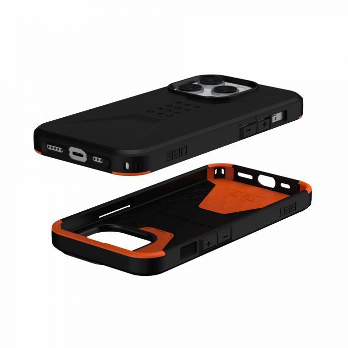 Чохол UAG для Apple iPhone 14 Pro Civilian, Black