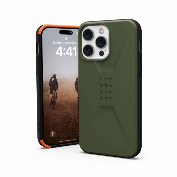 Чохол UAG для Apple iPhone 14 Pro Max Civilian, Olive