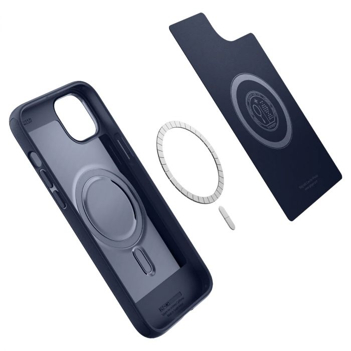 Чохол Spigen для Apple Iphone 14 Mag Armor MagFit, Navy Blue