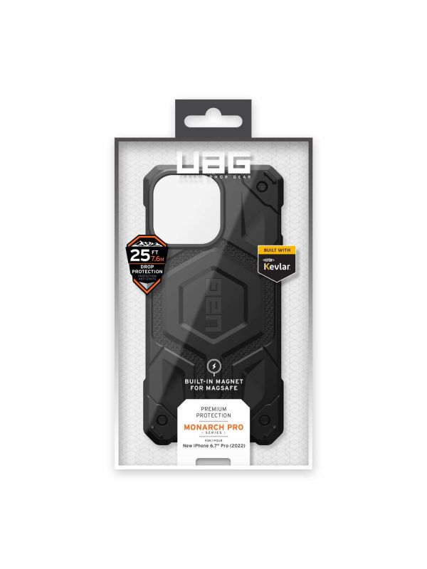 Чохол UAG для Apple iPhone 14 Pro Max Monarch Pro Magsafe, Kevlar Black