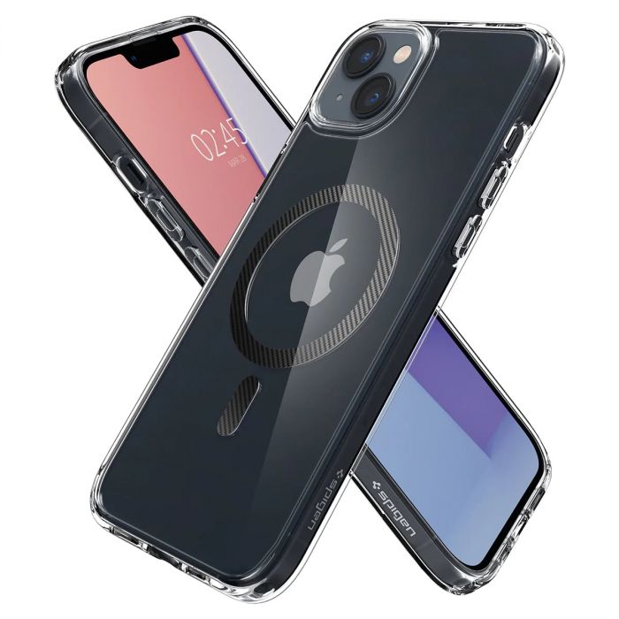 Чохол Spigen для Apple Iphone 14 Ultra Hybrid MagFit, Carbon Fiber