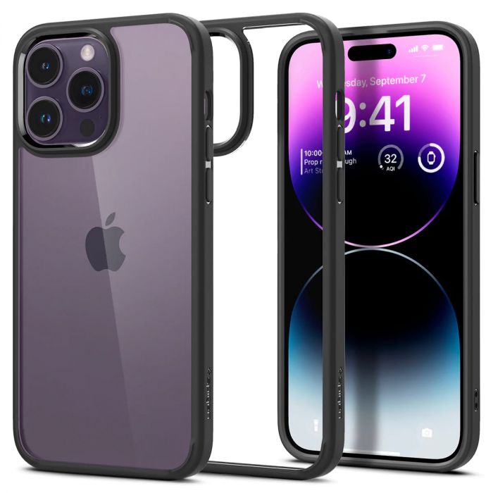 Чохол Spigen для Apple iPhone 14 Pro Ultra Hybrid, Matte Black