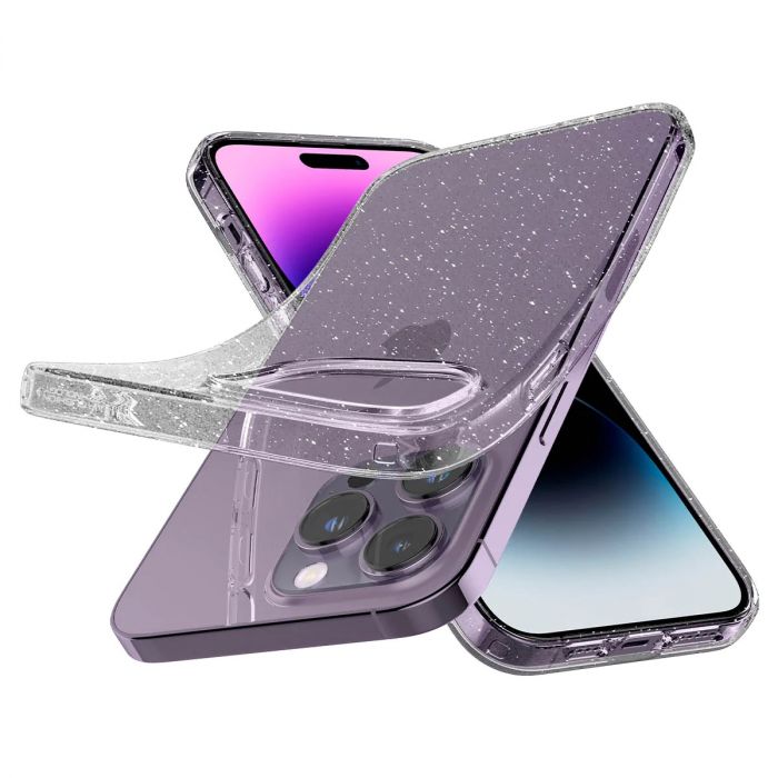 Чохол Spigen для Apple Iphone 14 Pro Liquid Crystal Glitter, Rose Quartz