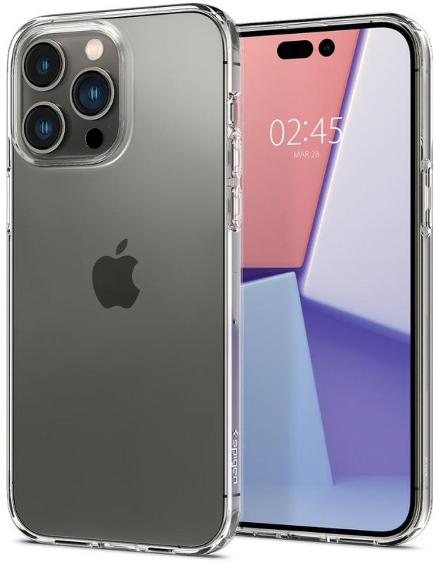 Чохол Spigen для Apple iPhone 14 Pro Max Crystal Flex, Crystal Clear