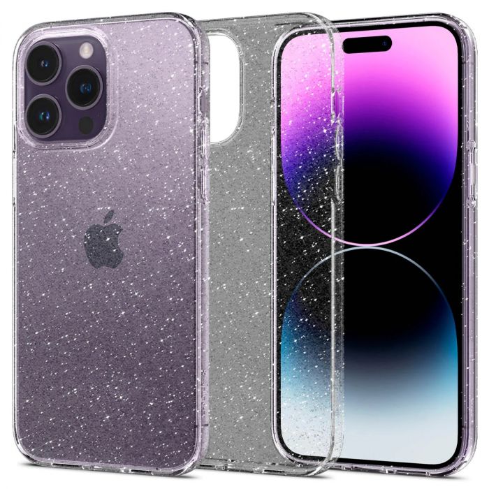 Чохол Spigen для Apple iPhone 14 Pro Max Liquid Crystal Glitter, Crystal Quartz