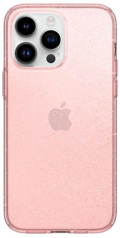 Чохол Spigen для Apple Iphone 14 Pro Max Liquid Crystal Glitter, Rose Quartz