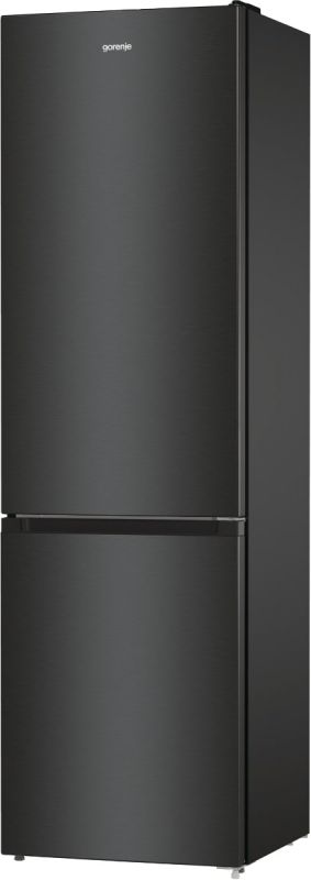 Холодильник з нижн. мороз. камерою Gorenje NRK6202EBXL4 200х60х60см, 2 двері, 235( 96)л, А++, NoFrost+ , LED дисплей, Зона св-ті, чорний