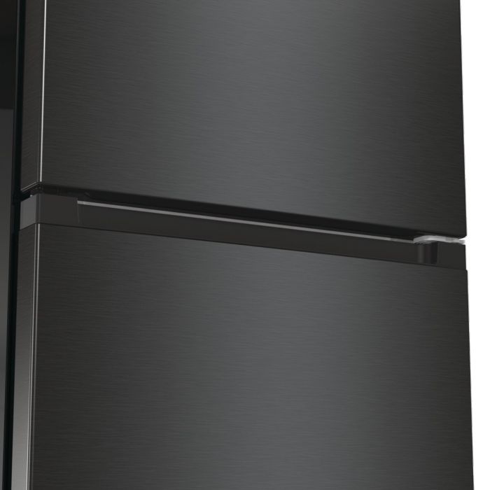 Холодильник з нижн. мороз. камерою Gorenje NRK6202EBXL4 200х60х60см, 2 двері, 235( 96)л, А++, NoFrost+ , LED дисплей, Зона св-ті, чорний