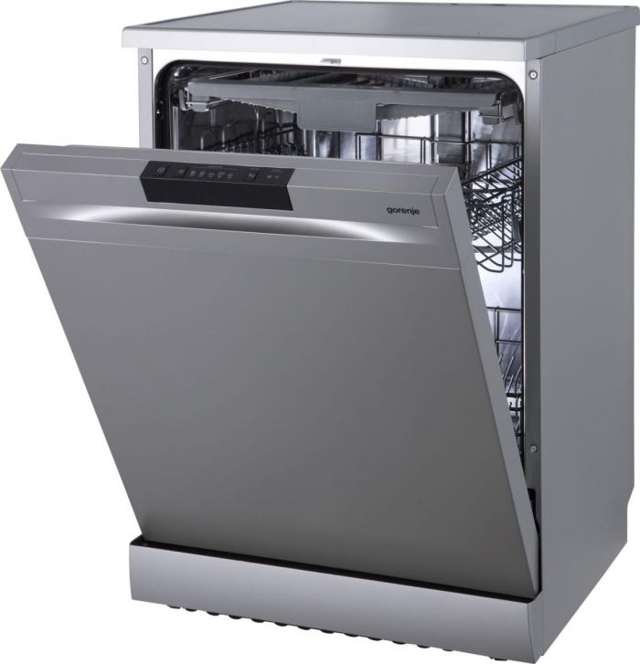 Посудомийна машина Gorenje GS620E10S, 14компл., A++, 60см, дисплей, 3 кошика, AquaStop, сірий