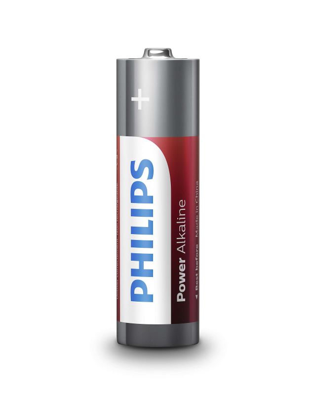 Батарейка Philips Power Alkaline AA лужна плівка, 4 шт