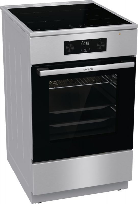 Плита Gorenje GEIT5C61XPG електрична індукційна, 70л, 50x60см, дисплей, сенсорне упр, нерж