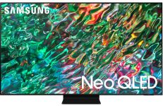 Телевізор 75" Samsung NeoQLED 4K 100Hz Smart Tizen TITAN BLACK Артикул: QE75QN90BAUXUA