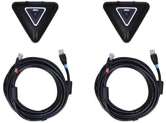 Додаткова мікрофонна пара з 5 м кабелем для систем відеоконференцзв'язку AVer VC520 Pro 2/ FONE540/ VC520 Pro