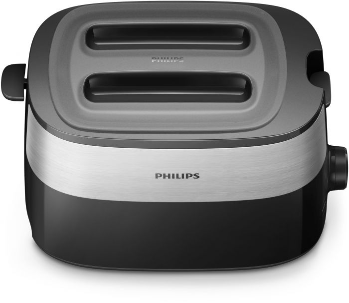 Тостер  Philips Daily Collection, 830Вт, пластик, кришка від пилу, чорний