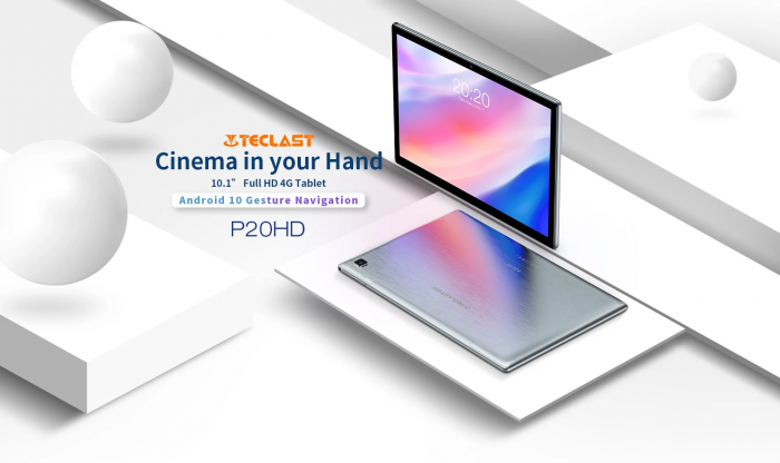 Планшет Teclast P20HD 10.1”/FHD/4GB/64GB/WiFi/4GLTE Gray