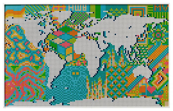 Конструктор LEGO Art Карта світу