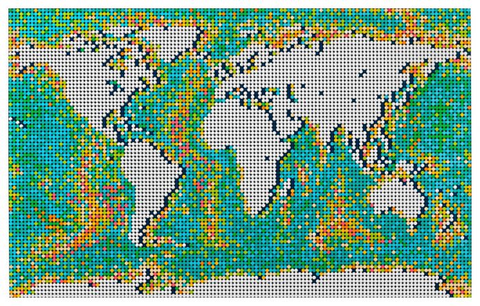 Конструктор LEGO Art Карта світу