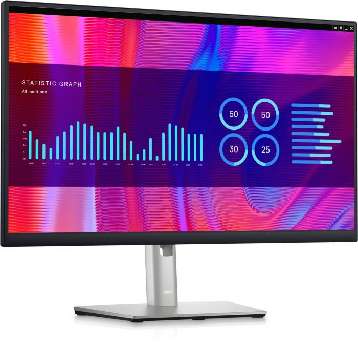 Монітор LCD 23.8" DELL P2423DE HDMI, DP, USB-C, RJ-45, IPS, 2560x1440, 99%sRGB, Pivot