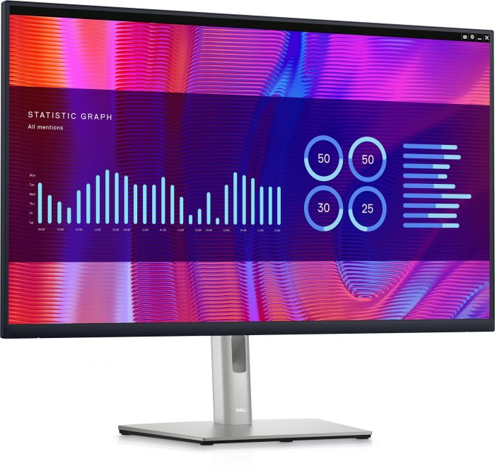 Монітор LCD 31.5" DELL P3223DE HDMI, DP, USB-C, RJ-45, IPS, 2560x1440, 99%sRGB, Pivot