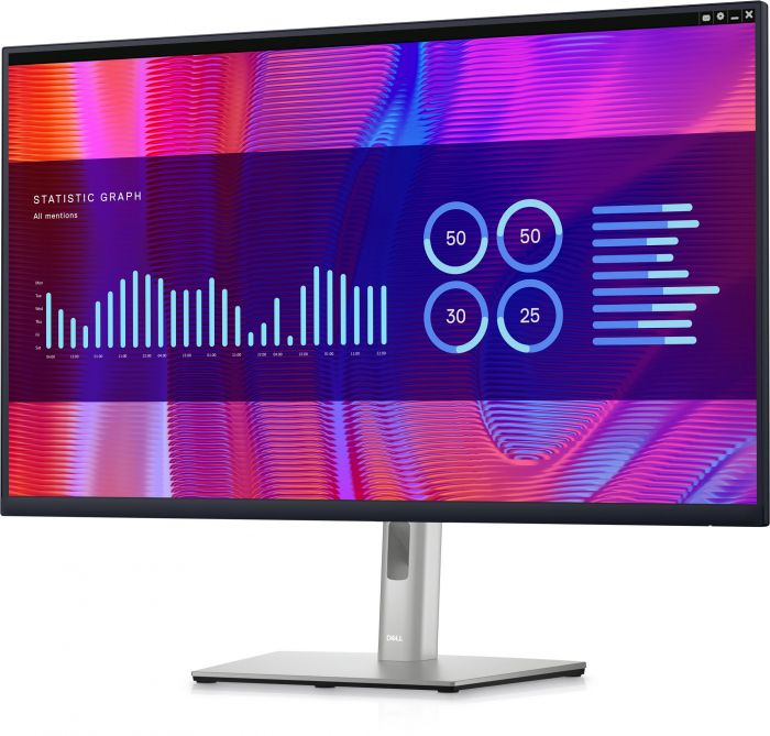 Монітор LCD 31.5" DELL P3223DE HDMI, DP, USB-C, RJ-45, IPS, 2560x1440, 99%sRGB, Pivot