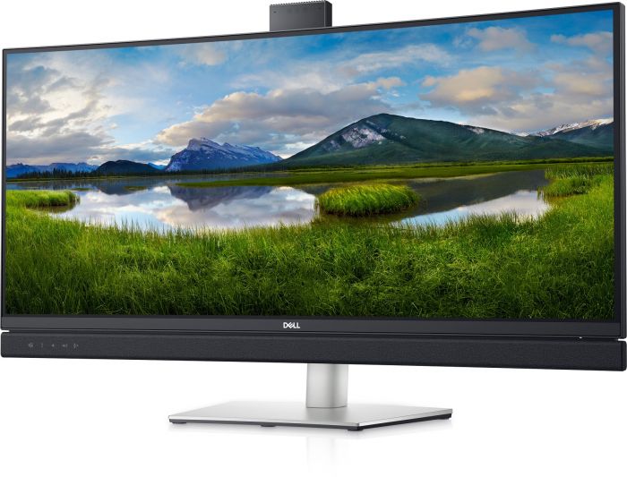 Монiтор LCD 34" DELL C3422WE HDMI, DP, USB-C, MM, RJ-45, IPS, 3440x1440, CURVED, HAS, Cam