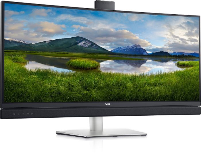 Монiтор LCD 34" DELL C3422WE HDMI, DP, USB-C, MM, RJ-45, IPS, 3440x1440, CURVED, HAS, Cam