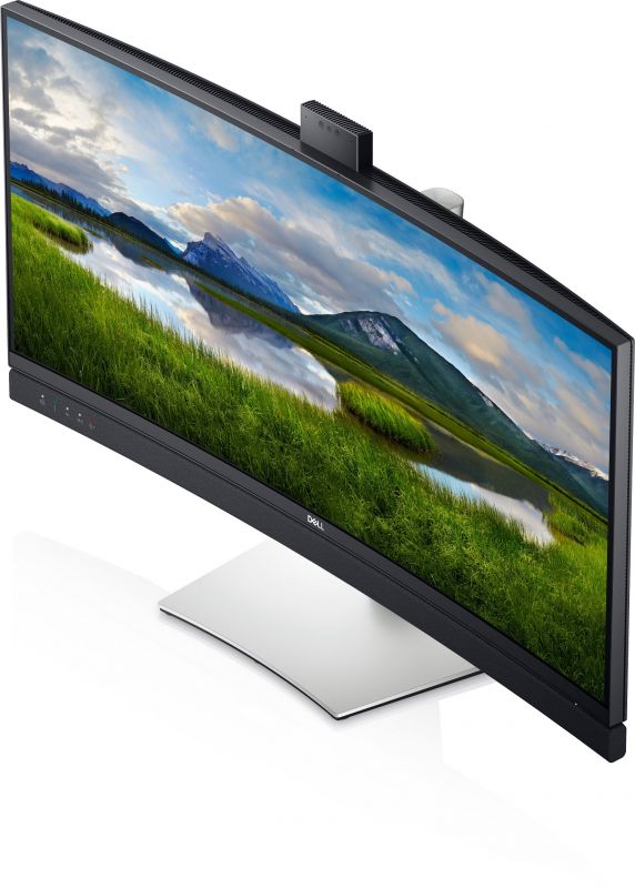 Монiтор LCD 34" DELL C3422WE HDMI, DP, USB-C, MM, RJ-45, IPS, 3440x1440, CURVED, HAS, Cam