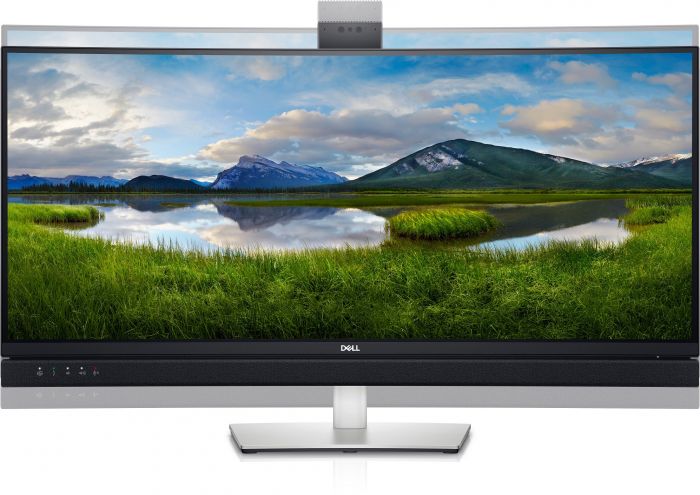 Монiтор LCD 34" DELL C3422WE HDMI, DP, USB-C, MM, RJ-45, IPS, 3440x1440, CURVED, HAS, Cam