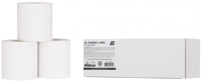 2E Термоетикетка TL-100x100 (3 рулони)