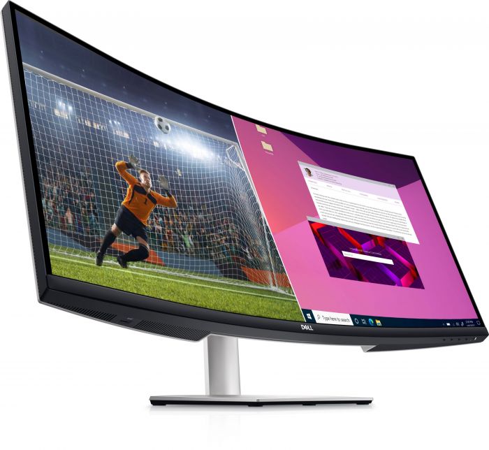 Монітор LCD 34" DELL S3423DWC 2xHDMI, USB-C, Audio, VA, 3440x1440, 100Hz, 4ms, 99%sRGB, CURVED, FreeSync, HAS