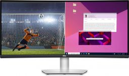 Монітор LCD 34" DELL S3423DWC 2xHDMI, USB-C, Audio, VA, 3440x1440, 100Hz, 4ms, 99%sRGB, CURVED, FreeSync, HAS