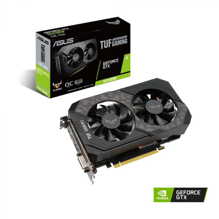 Відеокарта ASUS GeForce GTX 1660 SUPER 6GB GDDR6 TUF GAMING OC TUF-GTX1660S-O6G-GAMING