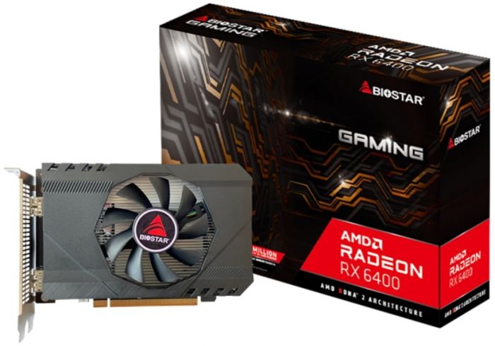 Відеокарта Biostar Radeon RX 6400 4GB GDDR5