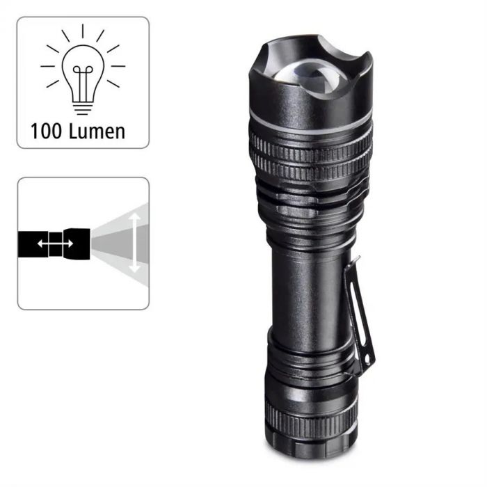 Ліхтар Hama Professional 1 LED Torch L100 Black