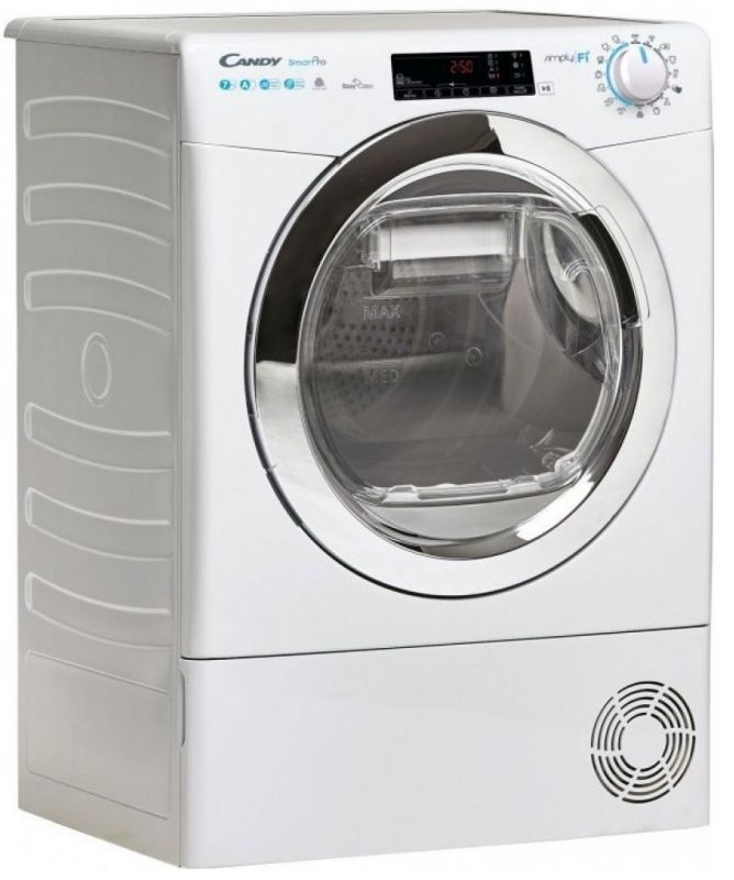 Сушильна машина Candy тепловий насос, 7кг, A+, 46,5см, дисплей, Wi-Fi + Bluetooth, білий