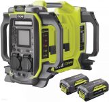 Інвертор напруги акумуляторний RYOBI RY36BI1800A-250, MAX POWER 36В, АКБ 2 х 5.0Ач, 1800Вт (3000 Вт пікова)