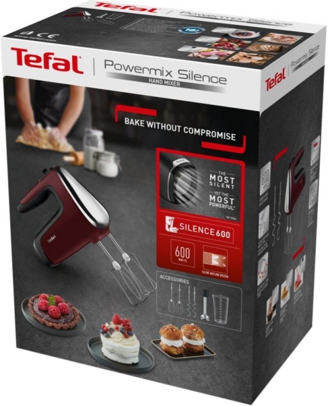 Міксер ручний TEFAL POWERMIX SILENCE HT652538